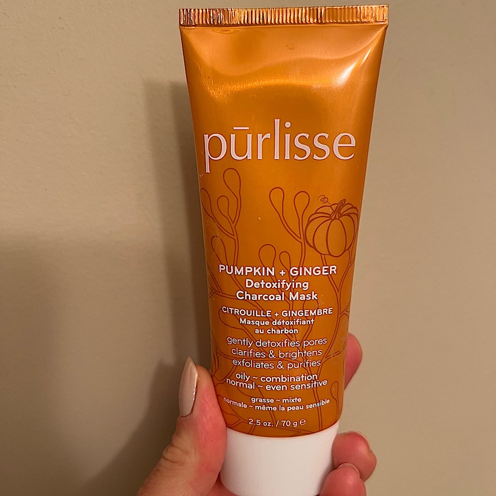 Purlisse PUMPKIN + GINGER DETOXIFYING CHARCOAL MASK